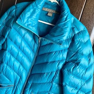 Kenneth Cole NEW Down Jacket Teal